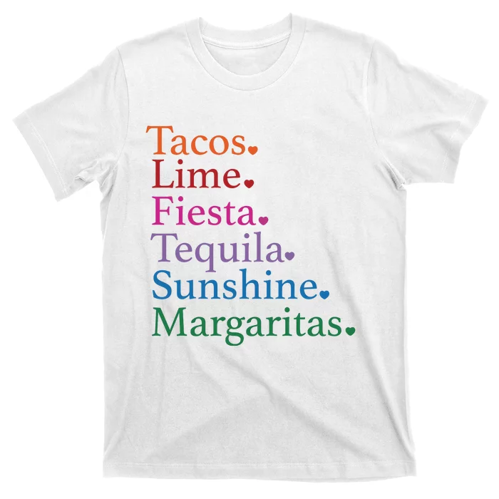 Cinco De Mayo Party Mexican Fiesta Tacos And Tequila T-Shirt