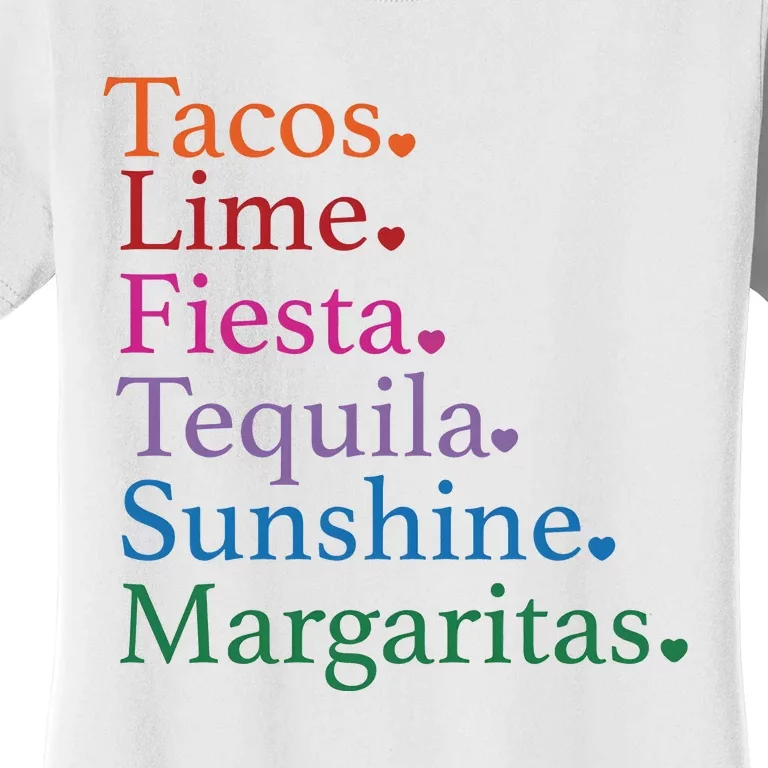 Cinco De Mayo Party Mexican Fiesta Tacos And Tequila Women's T-Shirt