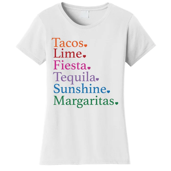 Cinco De Mayo Party Mexican Fiesta Tacos And Tequila Women's T-Shirt