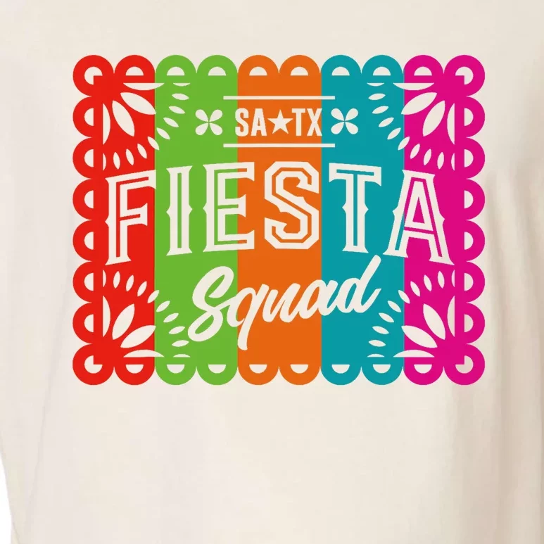 Cinco De Mayo 2024 Fiesta Squad Fiesta San Antonio Texas Garment-Dyed Women's Muscle Tee