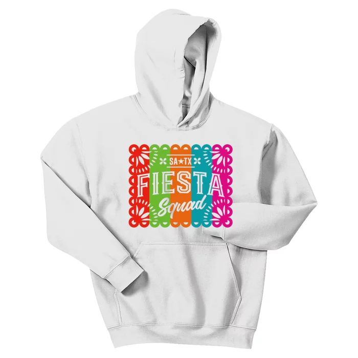 Cinco De Mayo 2024 Fiesta Squad Fiesta San Antonio Texas Kids Hoodie