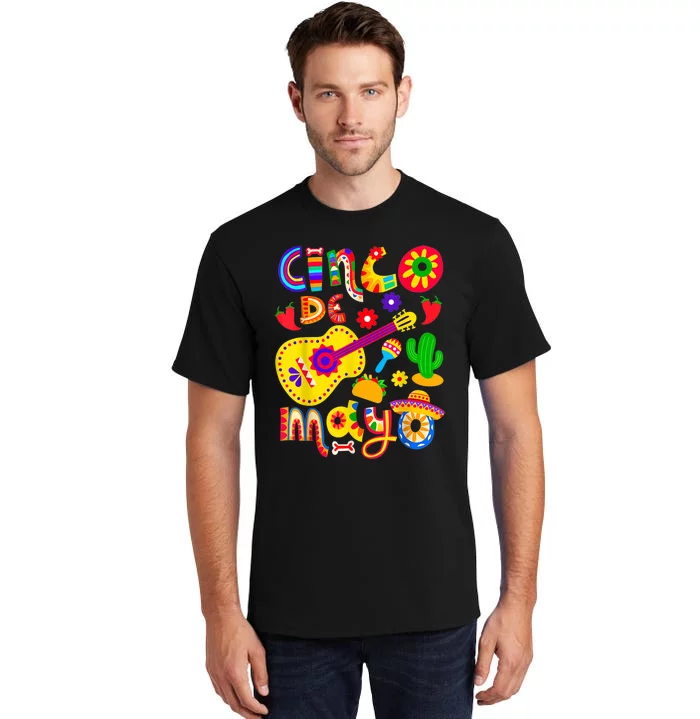 Cinco De Mayo Shirt Mexican Fiesta 5 De Mayo Tall T-Shirt