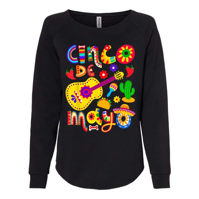 Cinco De Mayo Shirt Mexican Fiesta 5 De Mayo Womens California Wash Sweatshirt