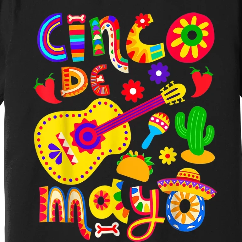 Cinco De Mayo Shirt Mexican Fiesta 5 De Mayo Premium T-Shirt