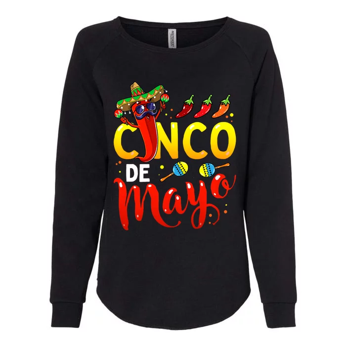 Cinco De Mayo Mexican Fiesta 5 De Mayo Womens California Wash Sweatshirt