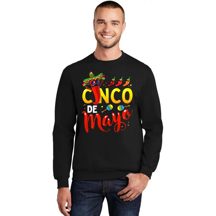 Cinco De Mayo Mexican Fiesta 5 De Mayo Tall Sweatshirt