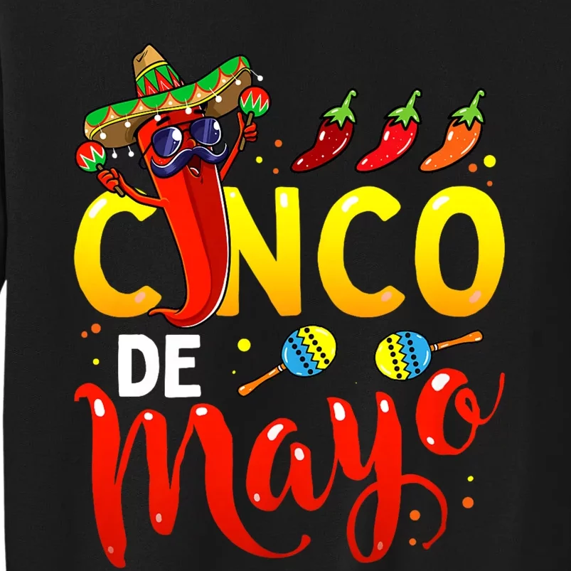 Cinco De Mayo Mexican Fiesta 5 De Mayo Tall Sweatshirt