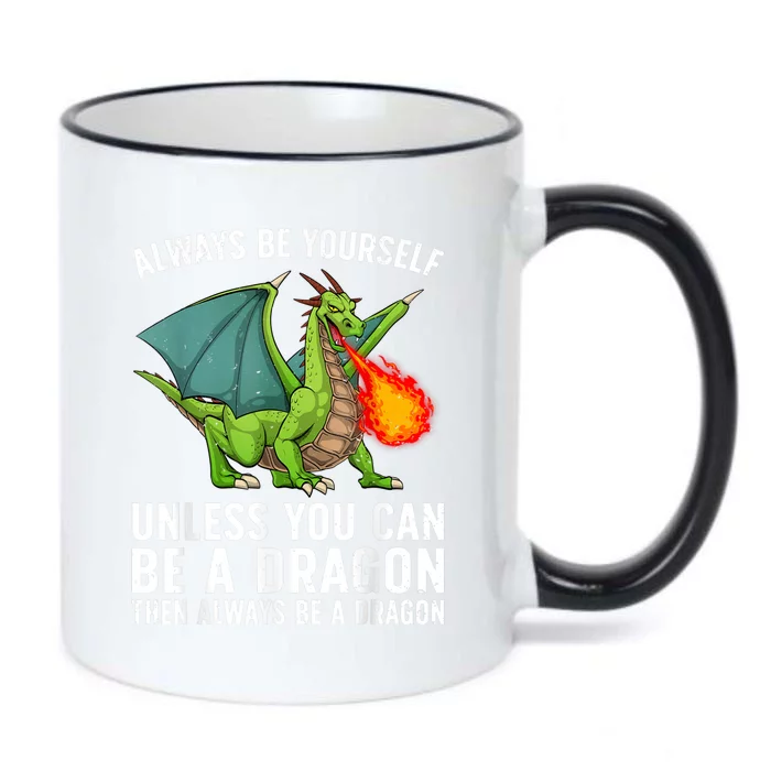 Cool Dragon Mythical Dragon Lovers Black Color Changing Mug