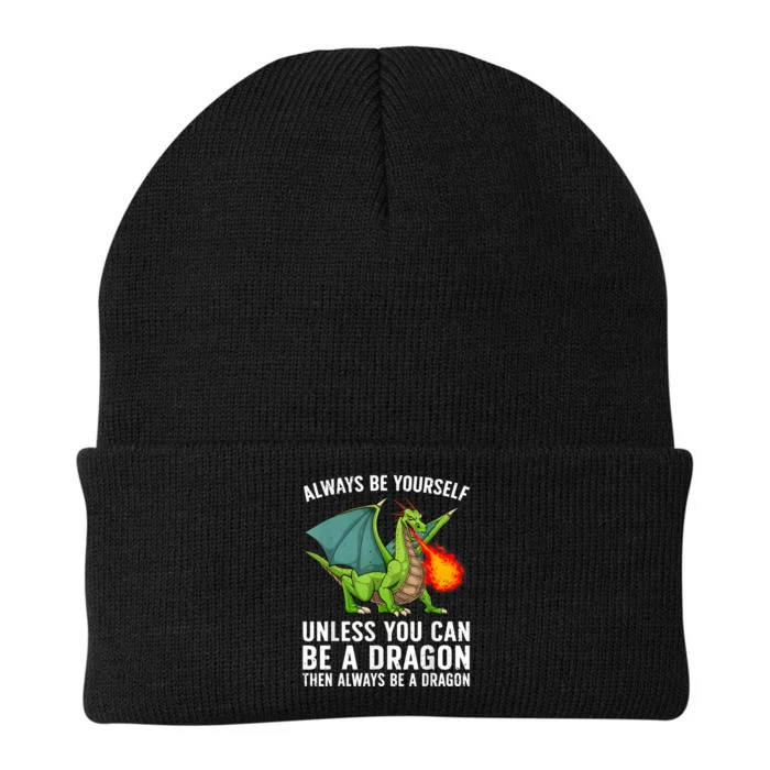 Cool Dragon Mythical Dragon Lovers Knit Cap Winter Beanie