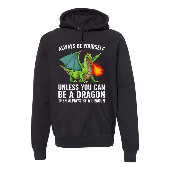 Cool Dragon Mythical Dragon Lovers Premium Hoodie