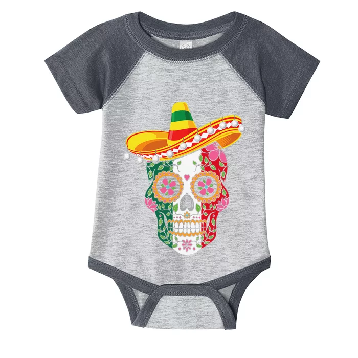 Cinco De Mayo Party Sugar Skull Mexican Fiesta Infant Baby Jersey Bodysuit