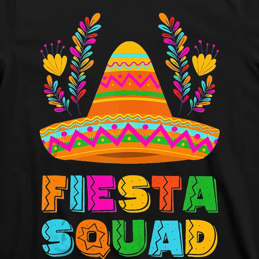 Cinco De Mayo Fiesta Squad Family Matching T-Shirt