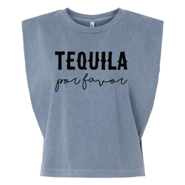 Cinco De Mayo Mexican Fiesta Tequila Por Favor Garment-Dyed Women's Muscle Tee