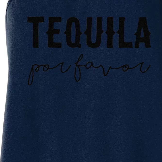 Cinco De Mayo Mexican Fiesta Tequila Por Favor Women's Racerback Tank