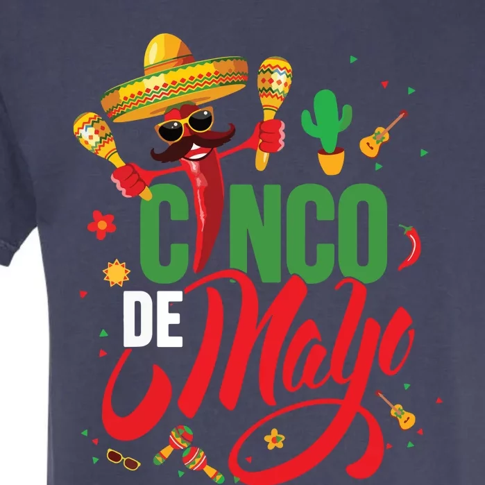 Cinco De Mayo Mexican Fiesta 5 De Mayo Garment-Dyed Heavyweight T-Shirt