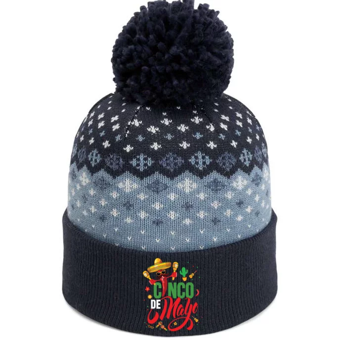 Cinco De Mayo Mexican Fiesta 5 De Mayo The Baniff Cuffed Pom Beanie