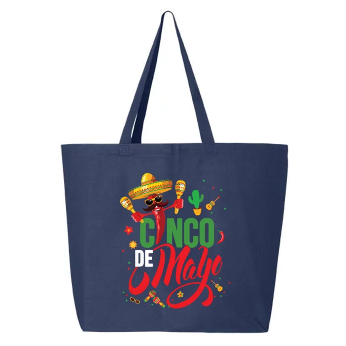 Cinco De Mayo Mexican Fiesta 5 De Mayo 25L Jumbo Tote