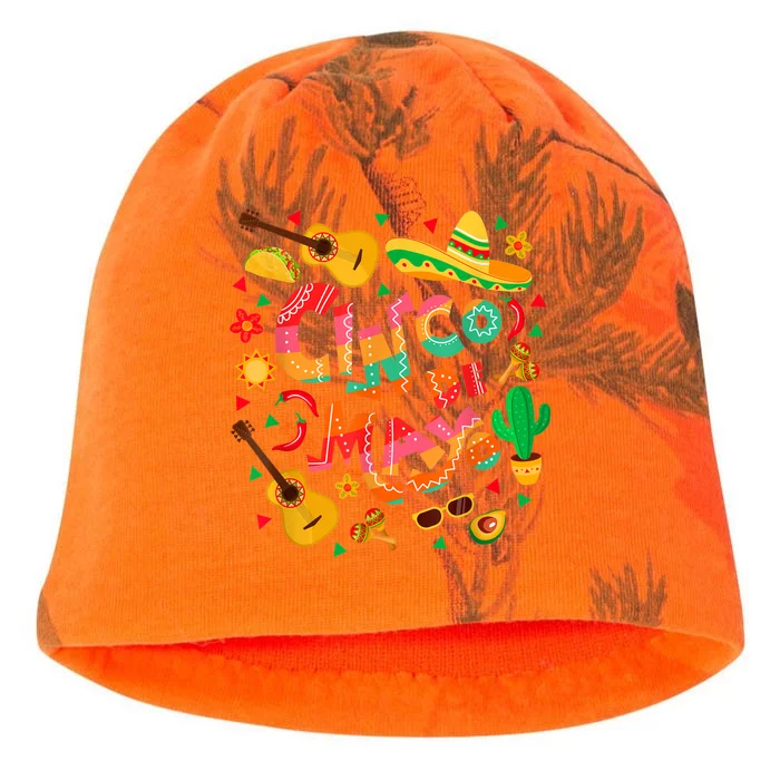 Cinco De Mayo Fiesta Surprise Camisa 5 De Mayo Viva Mexico Kati - Camo Knit Beanie