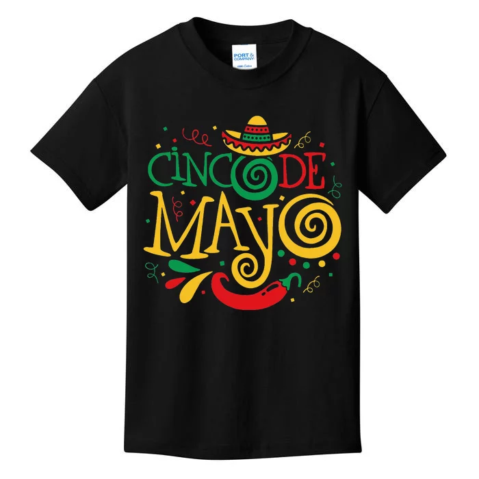 Cinco De Mayo Fiesta Surprise Camisa 5 De Mayo Kids T-Shirt