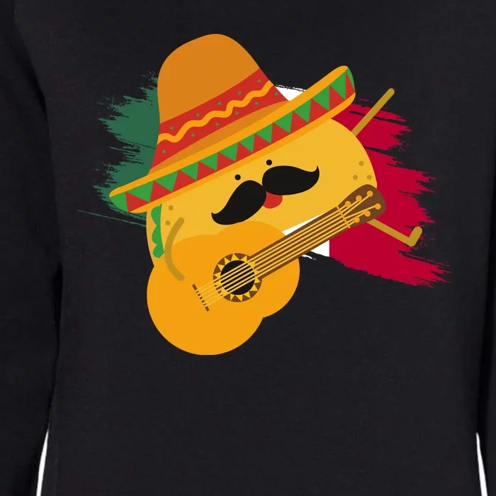 Cinco De Mayo Taco Fiesta Mexico Flag Womens California Wash Sweatshirt