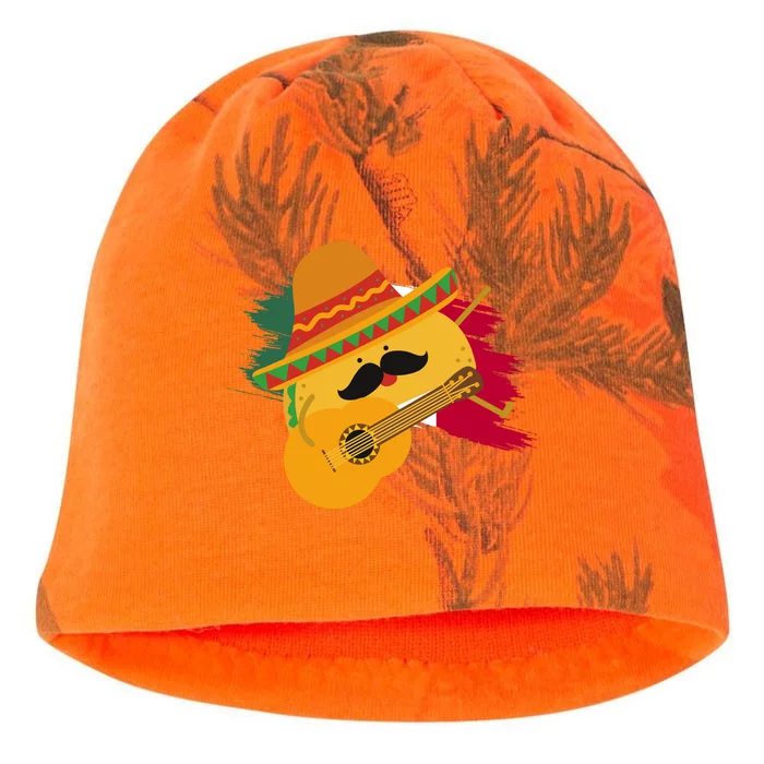 Cinco De Mayo Taco Fiesta Mexico Flag Kati - Camo Knit Beanie