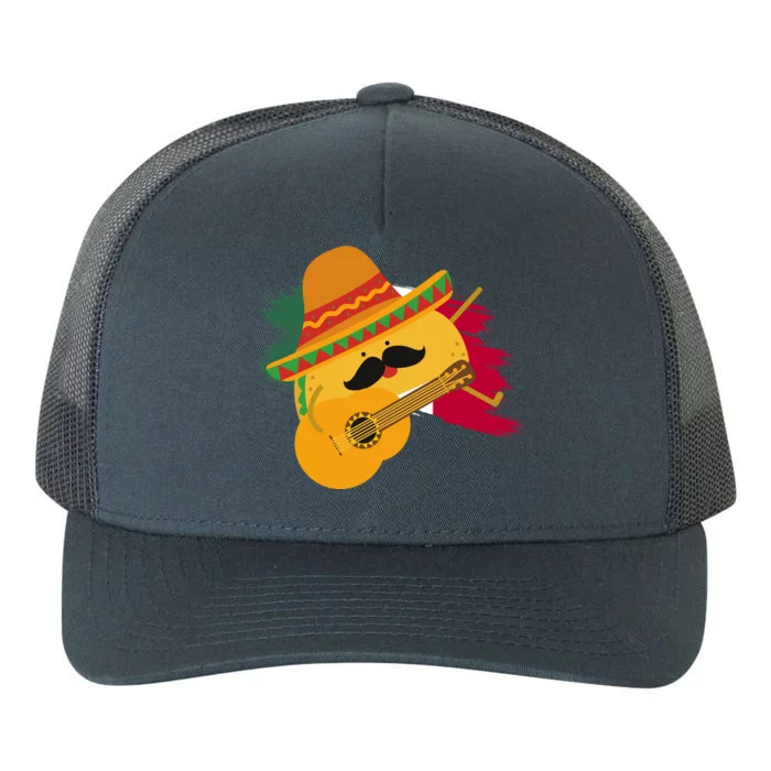 Cinco De Mayo Taco Fiesta Mexico Flag Yupoong Adult 5-Panel Trucker Hat