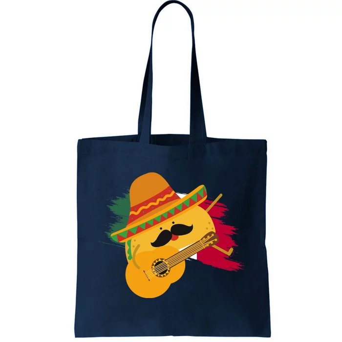 Cinco De Mayo Taco Fiesta Mexico Flag Tote Bag