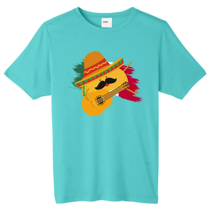 Cinco De Mayo Taco Fiesta Mexico Flag ChromaSoft Performance T-Shirt