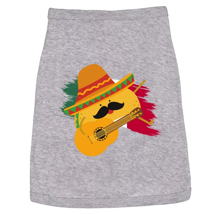 Cinco De Mayo Taco Fiesta Mexico Flag Doggie Tank