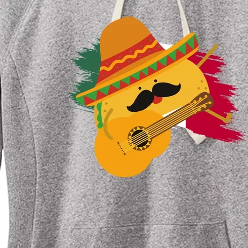 Cinco De Mayo Taco Fiesta Mexico Flag Women's Fleece Hoodie