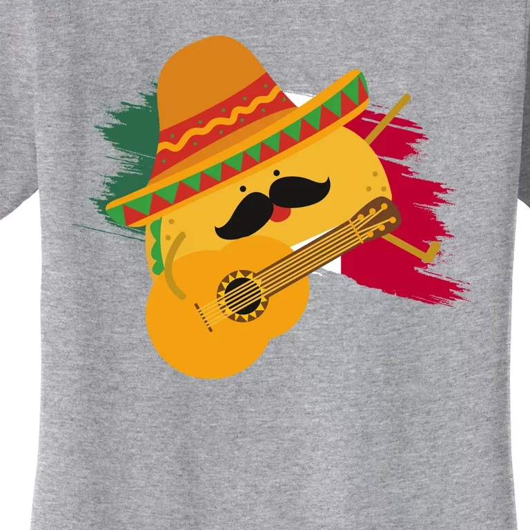 Cinco De Mayo Taco Fiesta Mexico Flag Women's T-Shirt