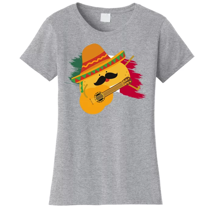 Cinco De Mayo Taco Fiesta Mexico Flag Women's T-Shirt