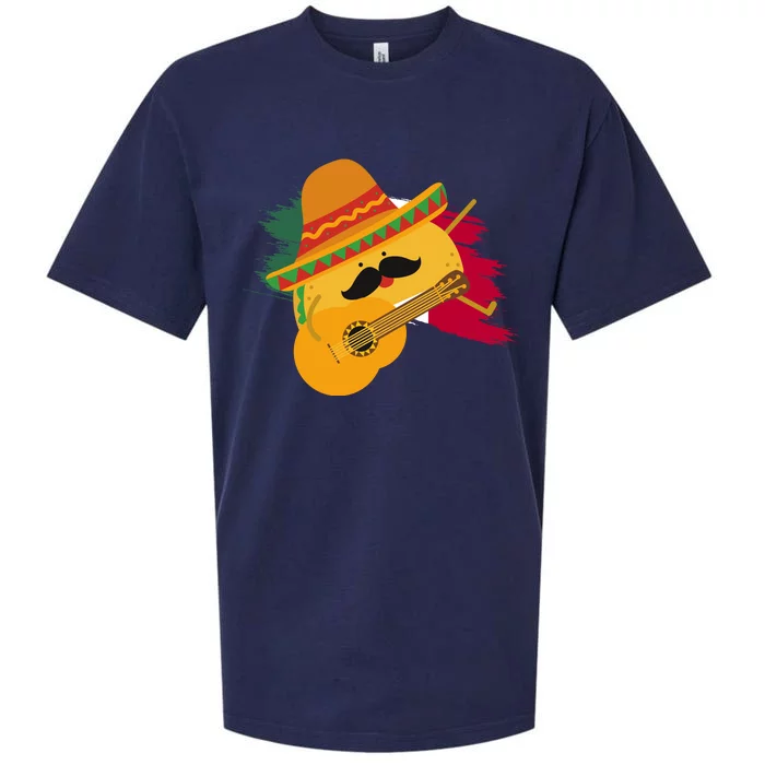 Cinco De Mayo Taco Fiesta Mexico Flag Sueded Cloud Jersey T-Shirt