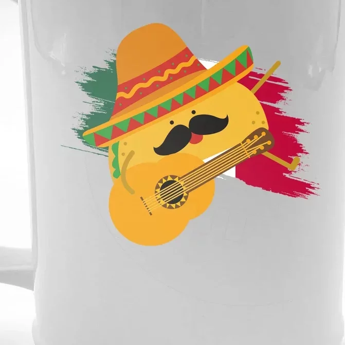 Cinco De Mayo Taco Fiesta Mexico Flag Front & Back Beer Stein