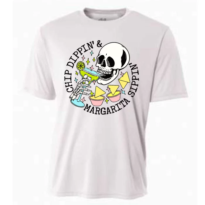 Chip Dippin Margarita Sippin Cooling Performance Crew T-Shirt