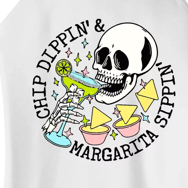 Chip Dippin Margarita Sippin Women’s Perfect Tri Rocker Tank