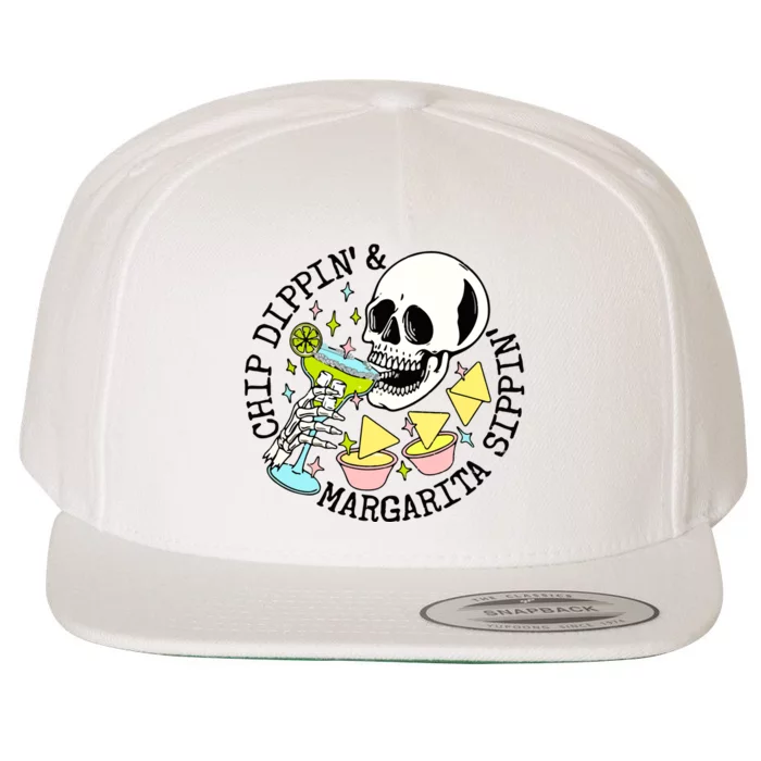 Chip Dippin Margarita Sippin Wool Snapback Cap