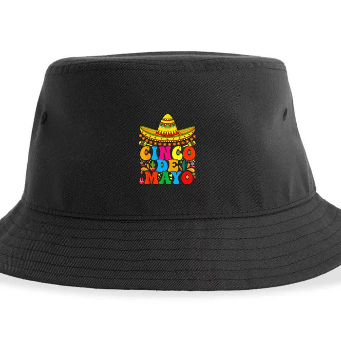 Cinco De Mayo Fiesta Surprise Camisa 5 De Mayo Viva Mexico Sustainable Bucket Hat