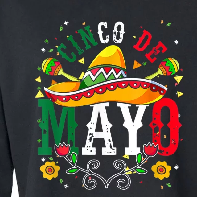 Cinco De Mayo Fiesta Surprise Camisa 5 De Mayo Viva Mexico Cropped Pullover Crew