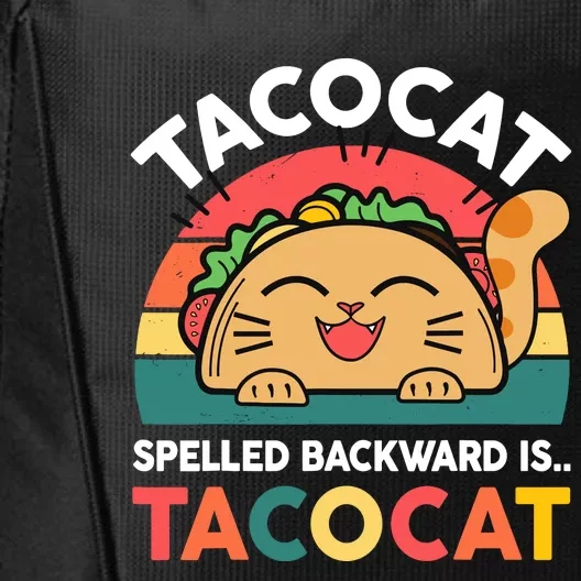 Cinco De Mayo Taco Cat Spelled Backwards Tacocat City Backpack