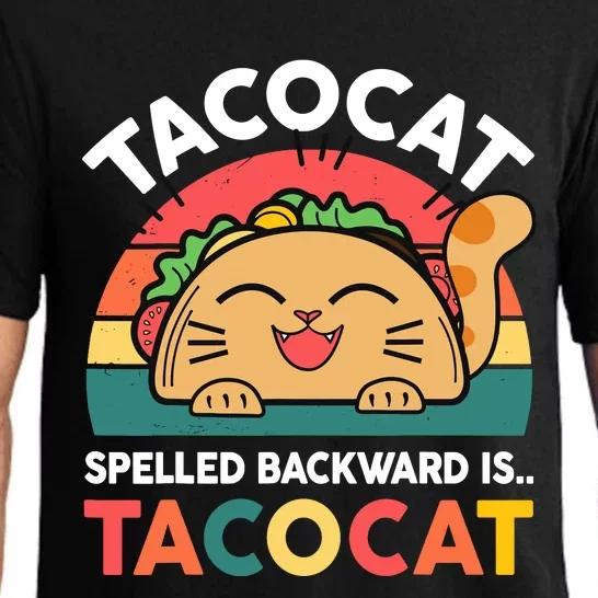 Cinco De Mayo Taco Cat Spelled Backwards Tacocat Pajama Set