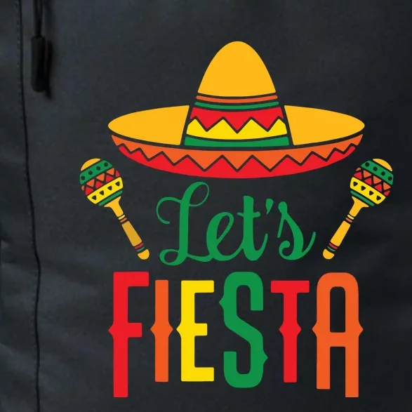 Cinco De Mayo Lets Fiesta Squad 5 De Mayo Mexican Fiesta Daily Commute Backpack