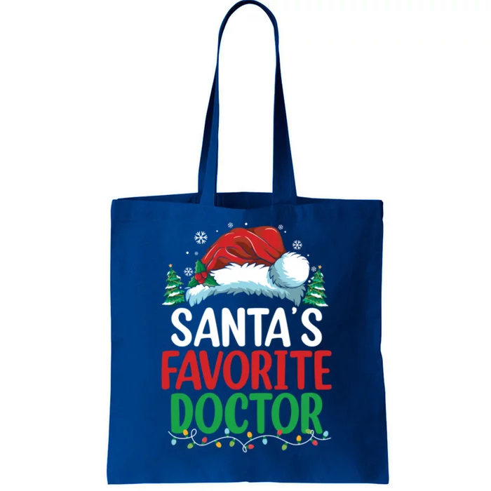 Christmas Doctor Meaningful Gift SantaS Favorite Doctor Gift Tote Bag