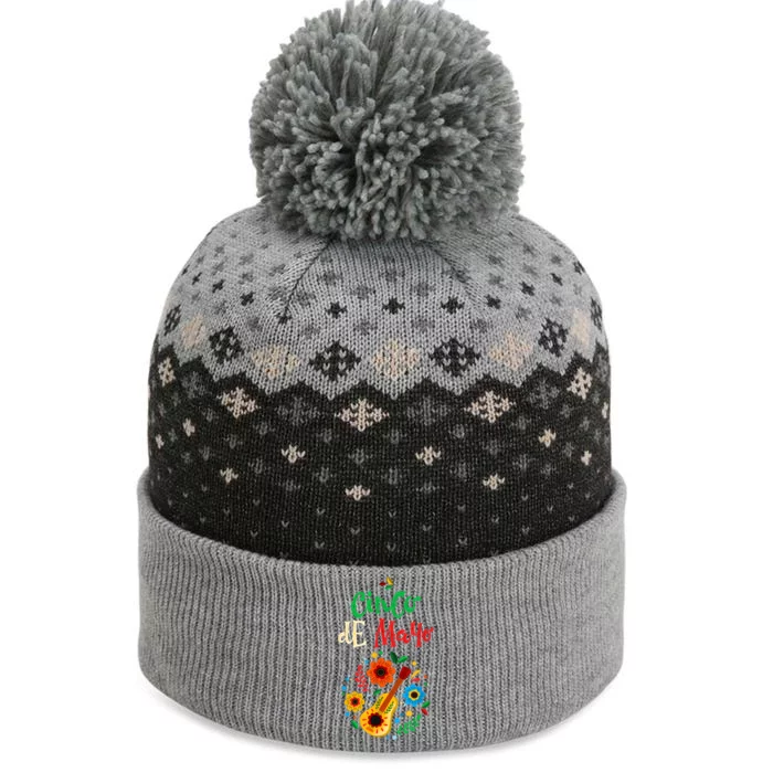 Cinco De Mayo Lets Fiesta Squad 5 De Mayo Mexican Fiesta The Baniff Cuffed Pom Beanie