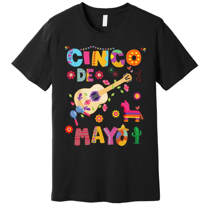 Cinco De Mayo Mexican Fiesta 5 De Mayo Premium T-Shirt