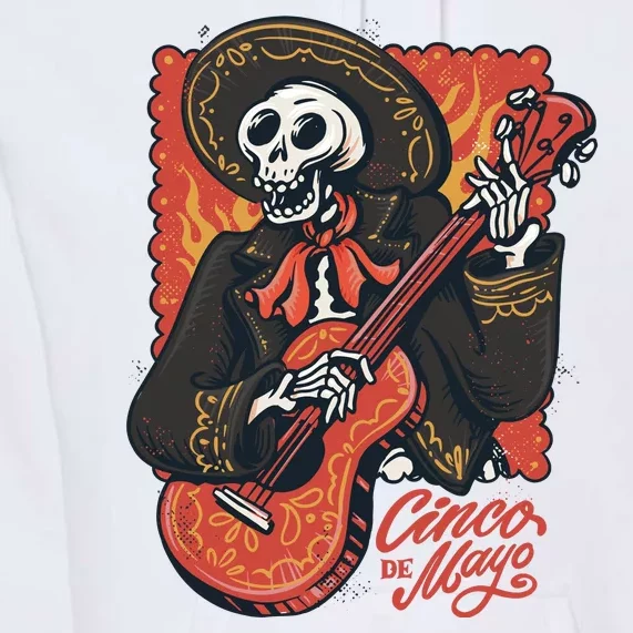 Cinco De Mayo Skeleton Guitar Premium Hoodie