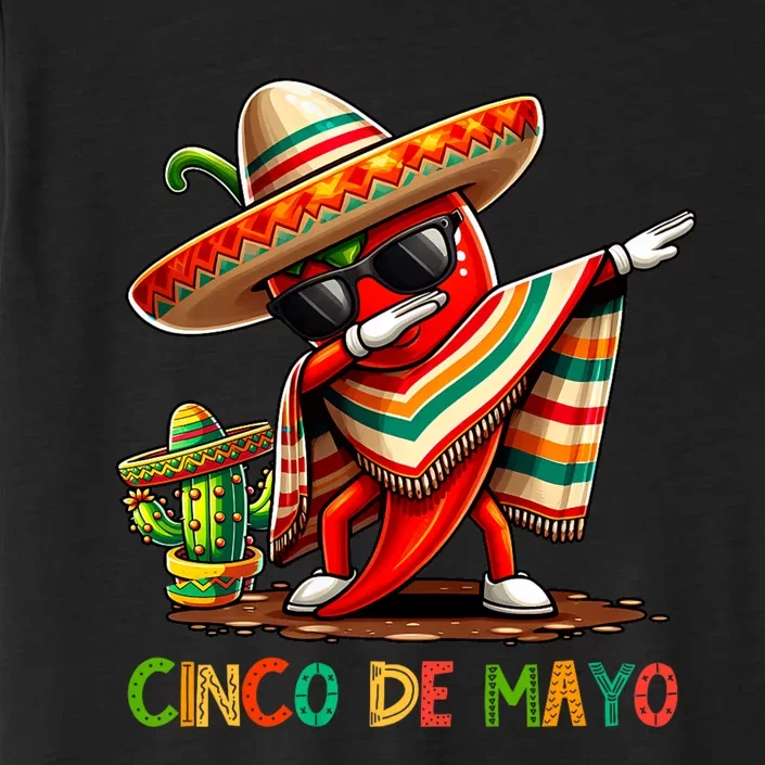 Cinco De Mayo For Mexican Fiesta Chili ChromaSoft Performance T-Shirt