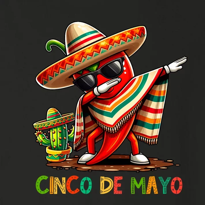 Cinco De Mayo For Mexican Fiesta Chili Toddler Long Sleeve Shirt