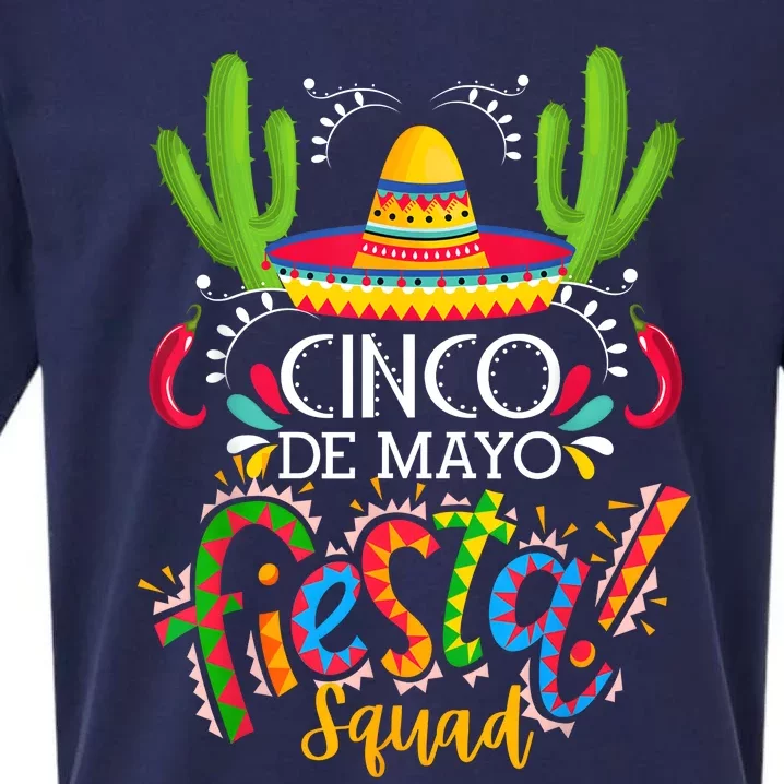 Cinco De Mayo Lets Fiesta Squad 5 De Mayo Mexican Fiesta Sueded Cloud Jersey T-Shirt