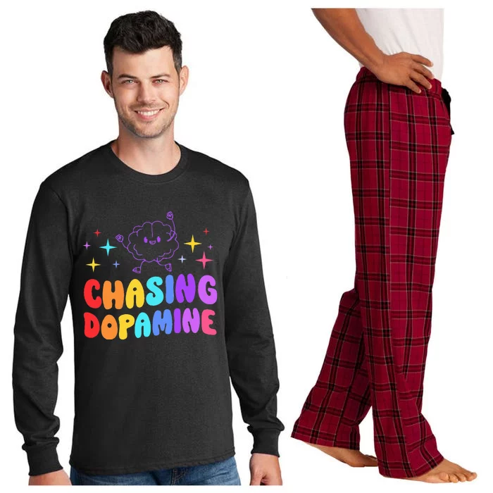 Chasing Dopamine Mental Health Aesthetic Long Sleeve Pajama Set